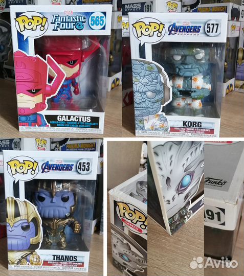 Фигурки Funko Pop (Marvel и другое)