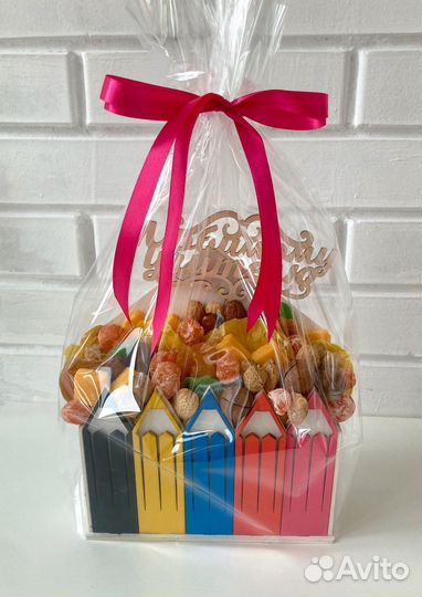 Подарок учителю из сухофруктов