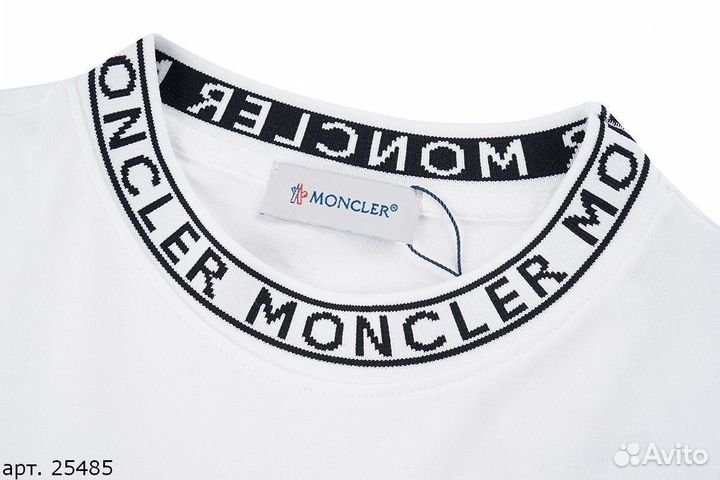 Футболка Moncler белая