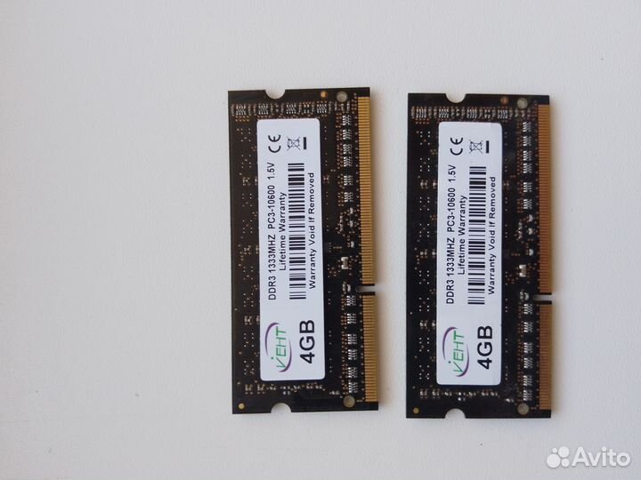 Оперативная память Mac Corsair ddr3 4gb sodimm