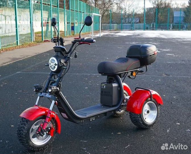 Трицикл White Siberia Ikra RC 5000W 31Ah Red 2023