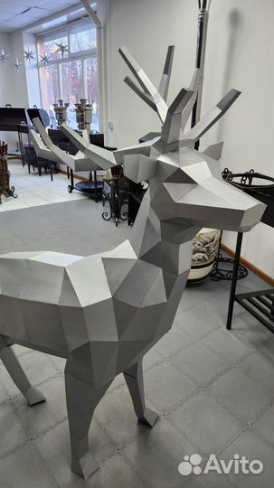 Фигура Оленя из картона