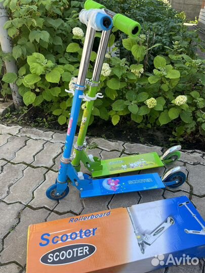 Самокат детский двухколесный новый
