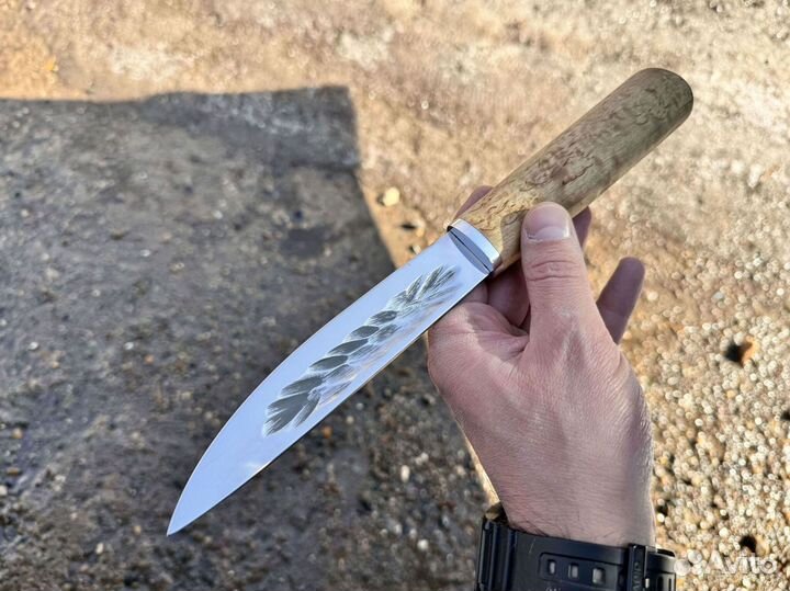 Нож якутский охотничий