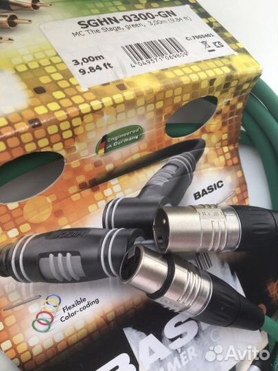 Кабель XLR Sommer Cable sghn 0300 GN