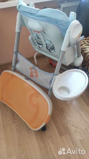 Стул для кормления chicco, полный комплект