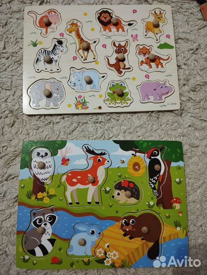 Деревянные пазлы