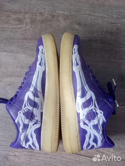 Nike air force 1 skeleton purple