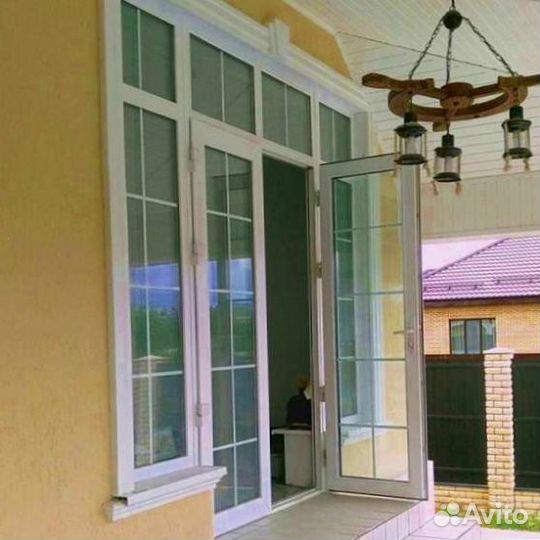 Пластиковые окна. остекление коттеджей