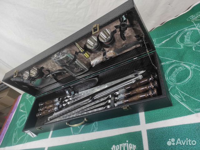 Шашлычный набор подарочный шампура