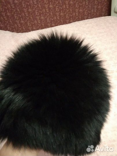 Шапка песец и бобрик