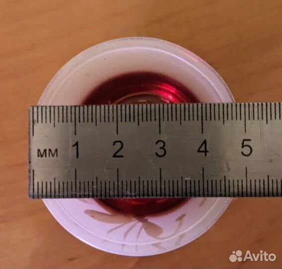 Рубиновое стекло СССР подснежники