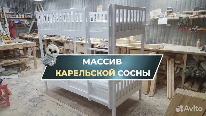 Детская двухъярусная кровать