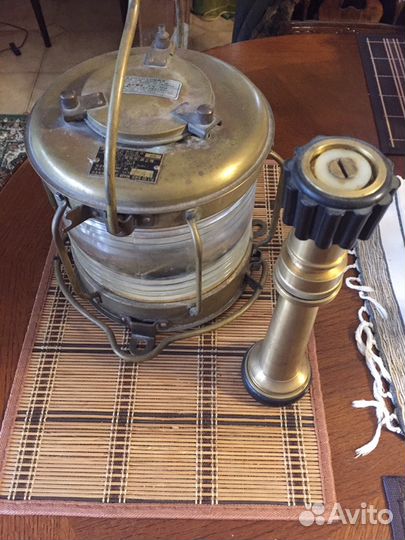 Фонарь Япония бронзовый и ствол пож