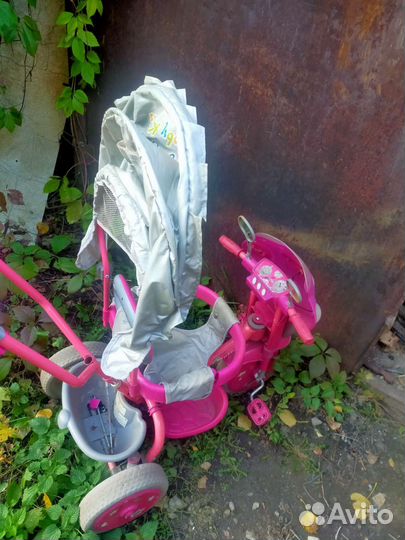 Трёх колесный велосипед каталка трансформер