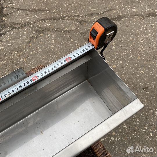 Бак из нержавейки 68*25*23 см