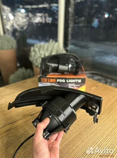 Bi LED лазерные туманки Skoda Octavia A5 дорестайлинг