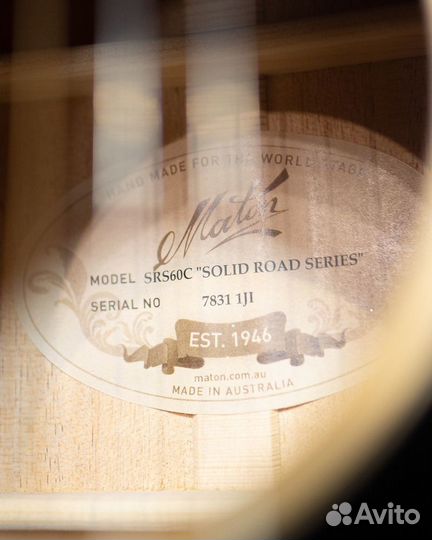 Maton SRS60С гитара электроакустическая