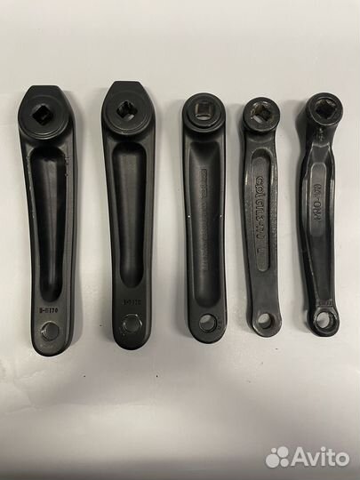 Шатун левый для велосипеда 170мм квадрат/ромб