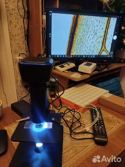 Цифровой микроскоп Wi-Fi 2000х