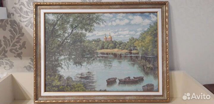 Картина вышитая крестом