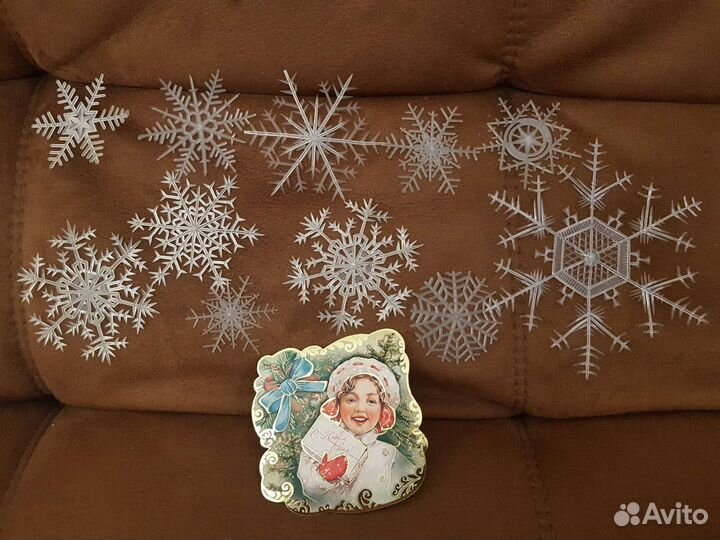 Елочные игрушки ссср.Снежинки