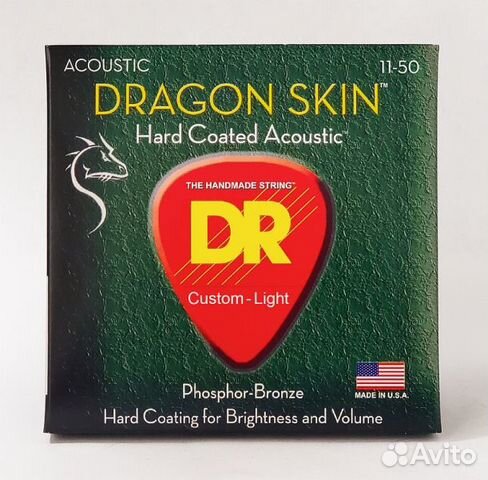 Струны 11-50 DR DSA-11 Dragon Skin Coated