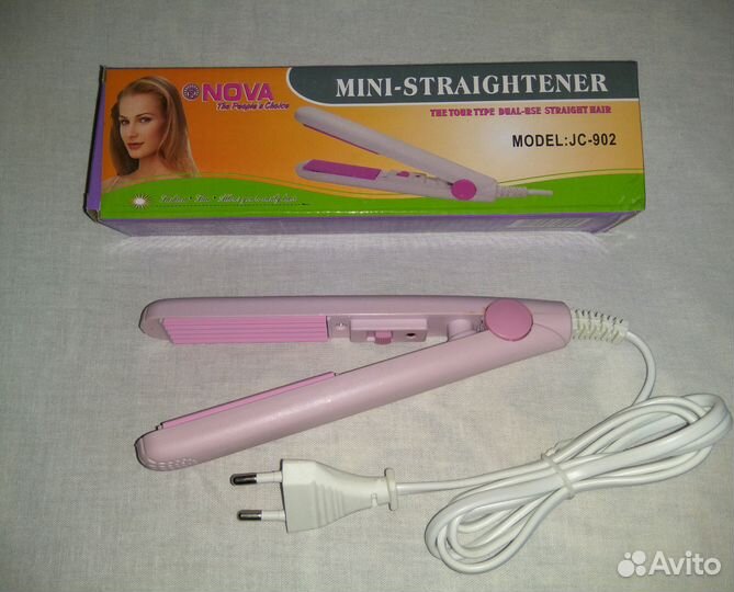 Плойка утюжок для прикорневого объема и гофре, фен