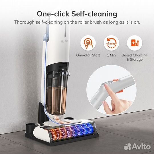 Беспроводной моющий пылесос Ilife w90 (Новый)