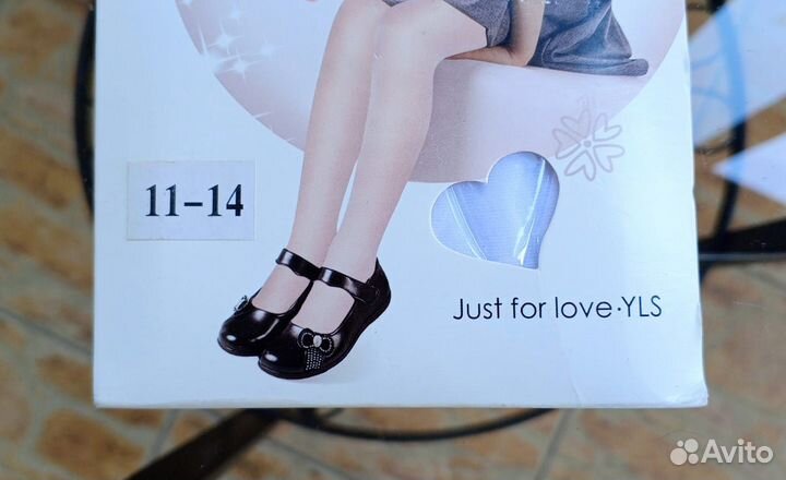 Колготки детские для девочки 11-14 лет, белые