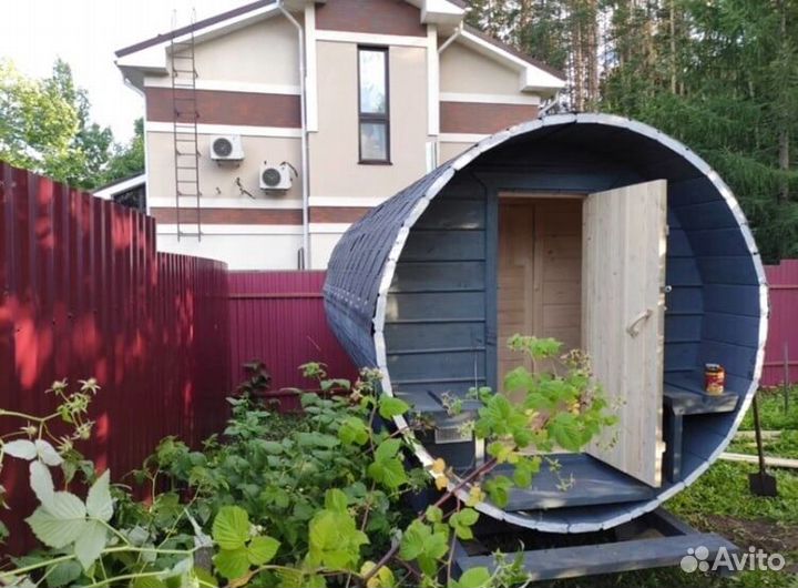 Баня-бочка квадро с доставкой