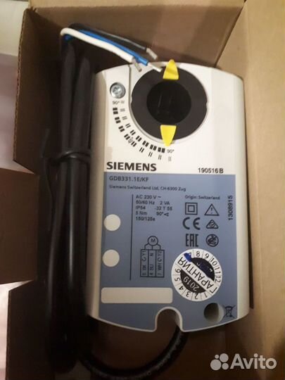 Привод Siemens GDB331.1E воздушных заслонок