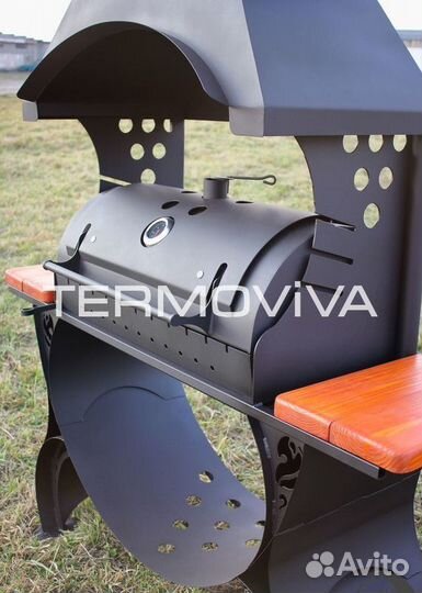 Мангал коптильня