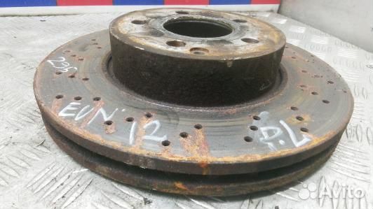 Диск тормозной передний mercedes benz C-class W204 (EVN12K601)