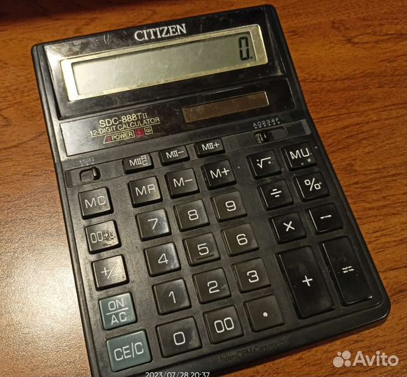 Калькулятор Citizen