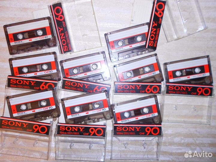 Аудиокассета sony CHF 60 sony CHF 90