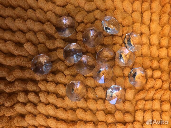 Подвеска горный хрусталь к люстре Чехославакия