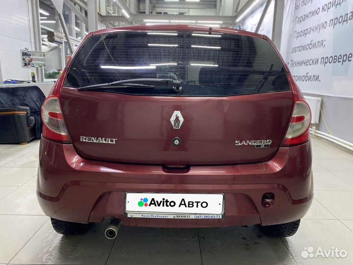 Renault Sandero 1.6 МТ, 2012, 134 053 км