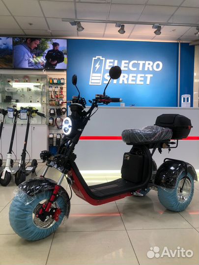 Электроскутер CityCoco White Siberia ikra 5000W