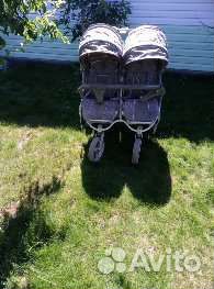 Прогулочная коляска для двойни бу