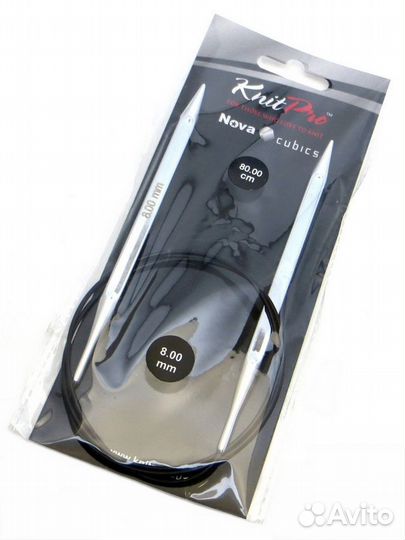 Спицы круговые кубические Nova Cubics KnitPro, 80