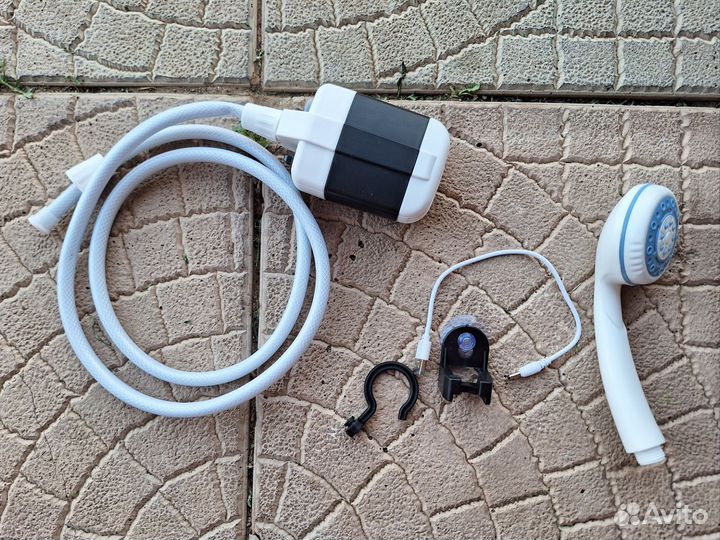 Походный переносной душ с аккумулятором и USB