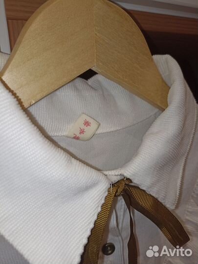 Блузка винтажная микровельвет