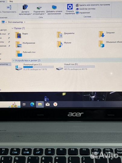 Acer core i7 ssd120 hdd500 8gb Видеокарта на 4gb