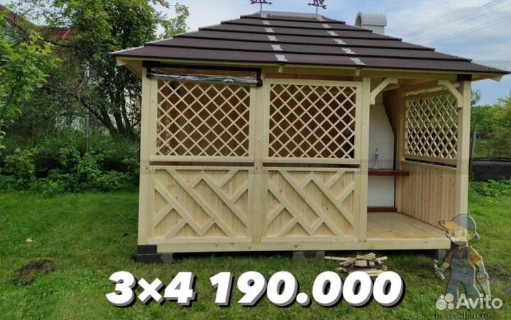 Дачные беседки