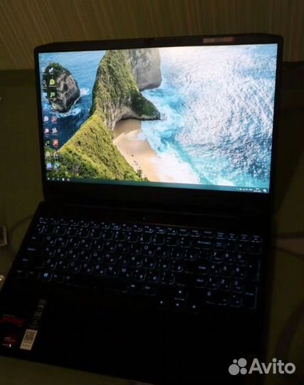 Игровой ноутбук Lenovo Ryzen 4600H, GTX 1650