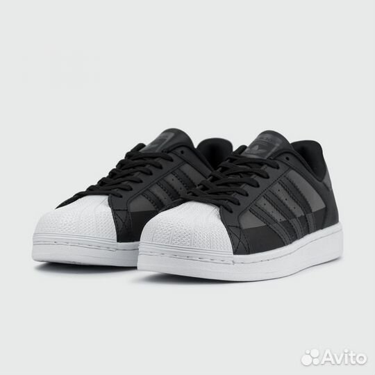 Кроссовки Adidas SuperStar Wmns Black Grey White