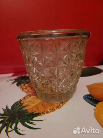 Стеклянная конфетница СССР