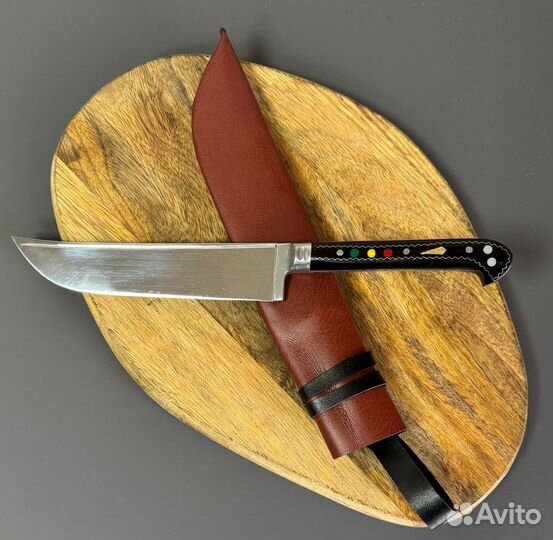 Нож кухонный узбекский Пчак нержавейка миниатюрный