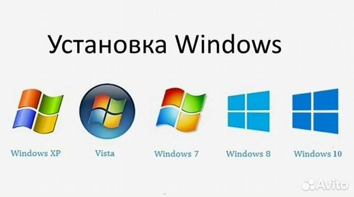 Ремонт компьютеров и ноутбуков Установка Windows